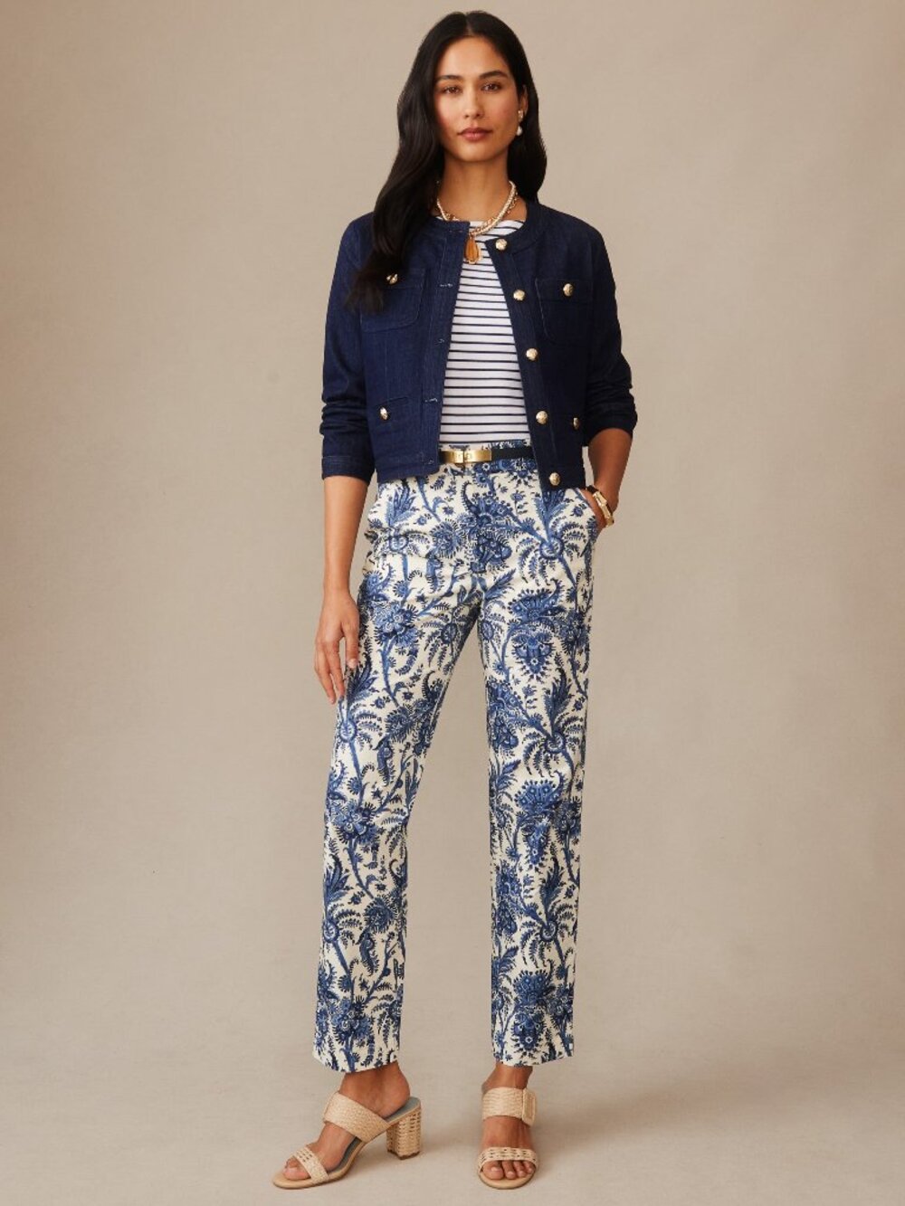 J McLaughlin Avery Pants in Heirloom Paisley NEW